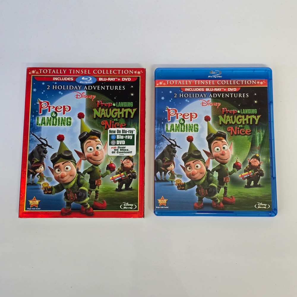 Prep‎ & Landing Totally Tinsel Collection Blu-ray DVD Holiday Movie Disney